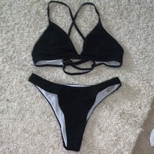 Shein Black Bikini Set